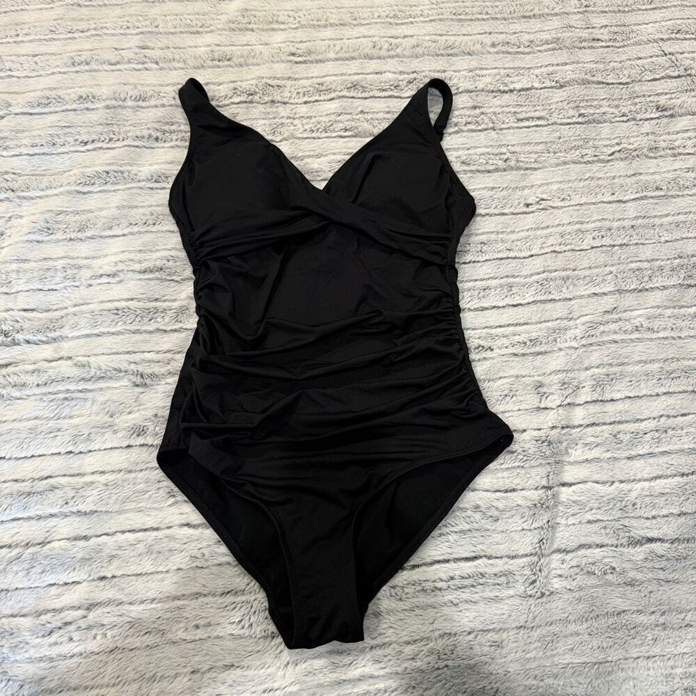 Sea Level Swim Black Swimsuit Size 8 Black
